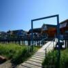 Shops along the 
Homer Spit.