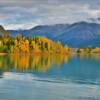 Kenai Lake.
In late-September.