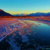 Alaska's Eklutna River-during freeze up.