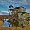 Swanberg Gold Dredge.
(close up)
Nome, AK.