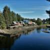 Seldovia north fishing shough.
Fishing cottages.