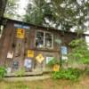 Cleverly assorted exterior
of a storage garage.
Seldovia, Alaska.