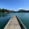 Scenic fishing pier.
Halibut Cove.