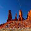 "Three Sisters" formation.
Navajo Tribal Park, AZ.