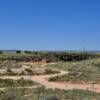 Two Guns, Arizona.
(spread out stone remains)