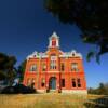 Historic Powhatan Courthouse.
(close-up)