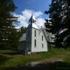 A tucked-away old rural church.
Near Milby, QC.