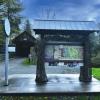 Grouin Covered Bridge
and park kiosk.