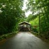 West entrance into the
Powerscourt Covered Bridge.