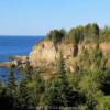 Promontory Point.
St Lawrence Seaway.
Near Cap Chat, QC.