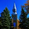 Another view of Zhoda's Orthodox Church (southeast Manitoba)