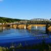 St John River Bridge at Perth-Andover, New Brunswick