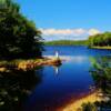 Nova Scotia's Lake George in late-July