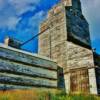 1930's-1940's grain elevator-near Oxbow. SK~