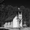 B&W and southern angle of
the Doyle Chapel.