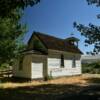 A rear peek of the 
little chapel in
Doyle, CA.