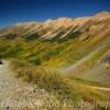 Looking west 'down the treacherous Ophir Valley Road.