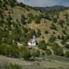 Beautiful old hillside church.
Pagosa Junction.