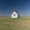 Another morning peek at the
1913 Abbott Church.
Near Lindon, Colorado.