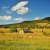 Another of a variety of abandoned ranchers homes~
Near Parkdale, Colorado.