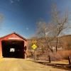 West Cornwall
Covered Bridge.
(west entrance)
