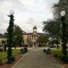 Frontal view of the
Columbia County Courthouse.
Lake City.