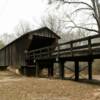 Red Oak Creek 
Covered Bridge.
(close up)