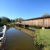 Watson Mill Covered Bridge.
Built 1885.
(east angle)
Near Carlton, GA,