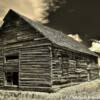 May, Idaho-old farm storage garage