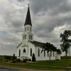 Beautiful old chapel in
Johannisburg, Illinois.