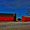 Florrisant red barn and structures-near Marengo, Illinois