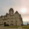 Rush County Courthouse.
(west angle)