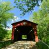 Cornstalk Covered Bridge.
(close-up angle)
Putnam County, IN.