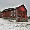 Outstanding old Amish barn.
Noble County.