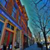 South side shops (close-up)~
Rising Sun, Indiana.