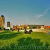 Downtown Des Moines Syiline ~
Western Gateway Park.