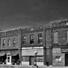 Downtown Cambridge, Iowa.
(black & white)