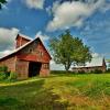 Typical eastern Iowa farm.
Near Bertram, Iowa.