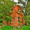 Characteristic 
early 1900's red brick house.
Near Solon, IA.