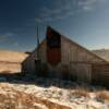 Austere 1950's shed barn.
Monona County.