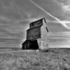 Eerie early 1920's 
Grain elevator.
Western Kansas.