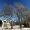 Same farm house.
(framed in the trees)
Kackley, KS.