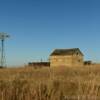 Typical old farm scene.
Central Kansas.