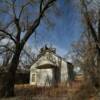 Weathered old church.
Built 1912.
Belvidere, Kansas.