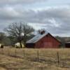 Northern angle of this
rustic old barn and farm.