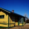 Old Santa Fe Railroad Freight Station House-near Larned, Kansas