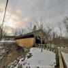 Burkeville Covered Bridge.
Built 1870.
Conway, MA.