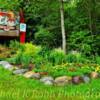 "Welcome To Ely"
 sign & garden~