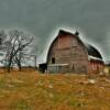 1930's quonset style barn.
(overcast December day)
Near Brooten, MN.