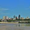 Kansas City's skyline.
From Kaw Point, KS.